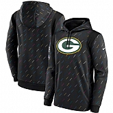 Men's Green Bay Packers Nike Charcoal 2021 NFL Crucial Catch Therma Pullover Hoodie,baseball caps,new era cap wholesale,wholesale hats